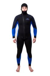 Гидрокостюм Дайвинг 7мм нейлон/нейлон черно-синий Гидрокостюм Дайвинг 7мм нейлон/нейлон черно-синий